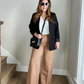 🌸Women's Plus Size High Stretch High-Waist Wide-Leg Pants
