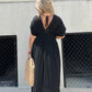 🌸Spring Specials💐Slit V-Neck Effortless Maxi Long Dress