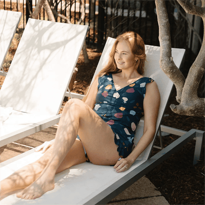 🎉Vacation Sale 50% OFF🔥😍Swim Romper Built-in Bra & Shorts with Pockets