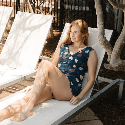 🎉Vacation Sale 50% OFF🔥😍Swim Romper Built-in Bra & Shorts with Pockets