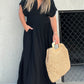 🌸Spring Specials💐Slit V-Neck Effortless Maxi Long Dress