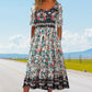 🔥50% OFF🔥Women’s Elegant Bohemian Print Dress