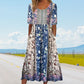 🔥50% OFF🔥Women’s Elegant Bohemian Print Dress