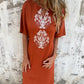 🌸Spring Specials💐 Women's Printed Casual V-Neck Short Sleeve Dresses