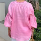 Women’s V Neck Ruched Blouse