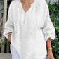 Women’s V Neck Ruched Blouse