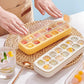 Easy Release Ice Cube Tray with Lid & Bin