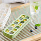 Easy Release Ice Cube Tray with Lid & Bin