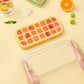 Easy Release Ice Cube Tray with Lid & Bin