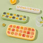 Easy Release Ice Cube Tray with Lid & Bin